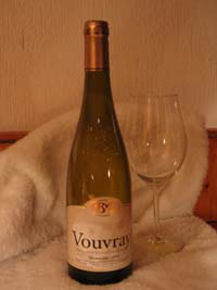 Bouteille de vin de Vouvray-les-vins